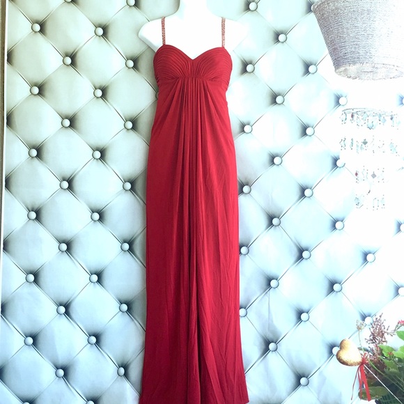 BCBGMaxAzria Dresses & Skirts - New Burgundy red Maxi dress by BCBG MaxAzria Sz 6