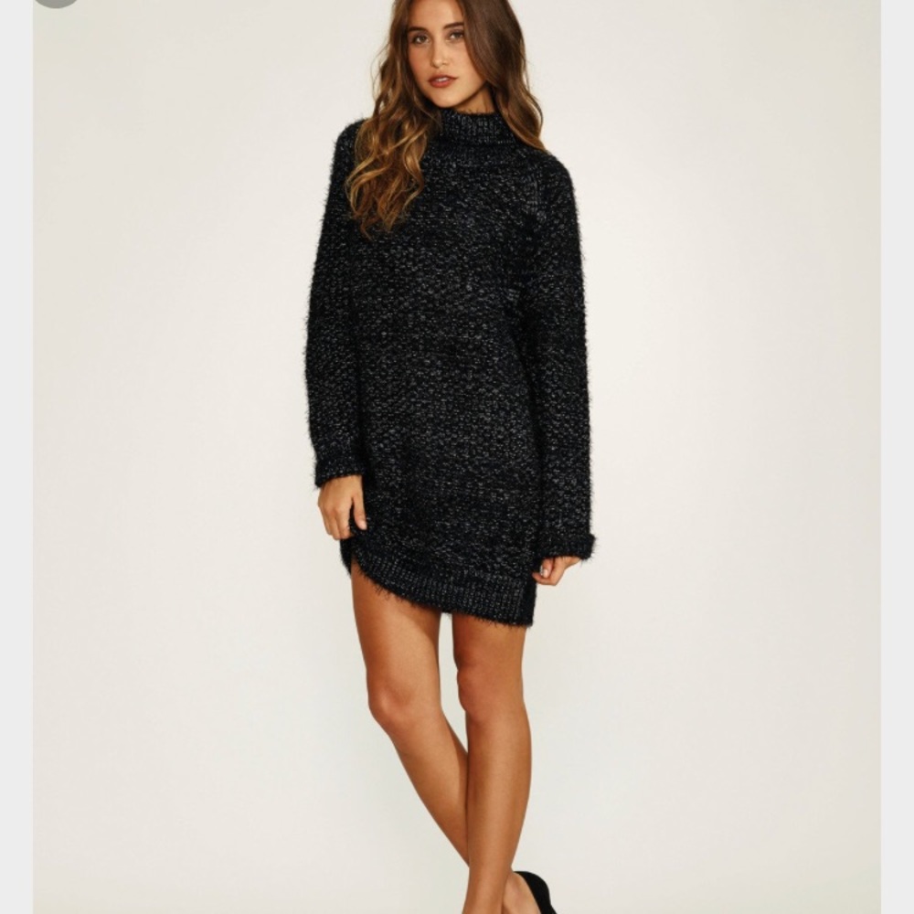 Lovers and friends night sky sweater dress