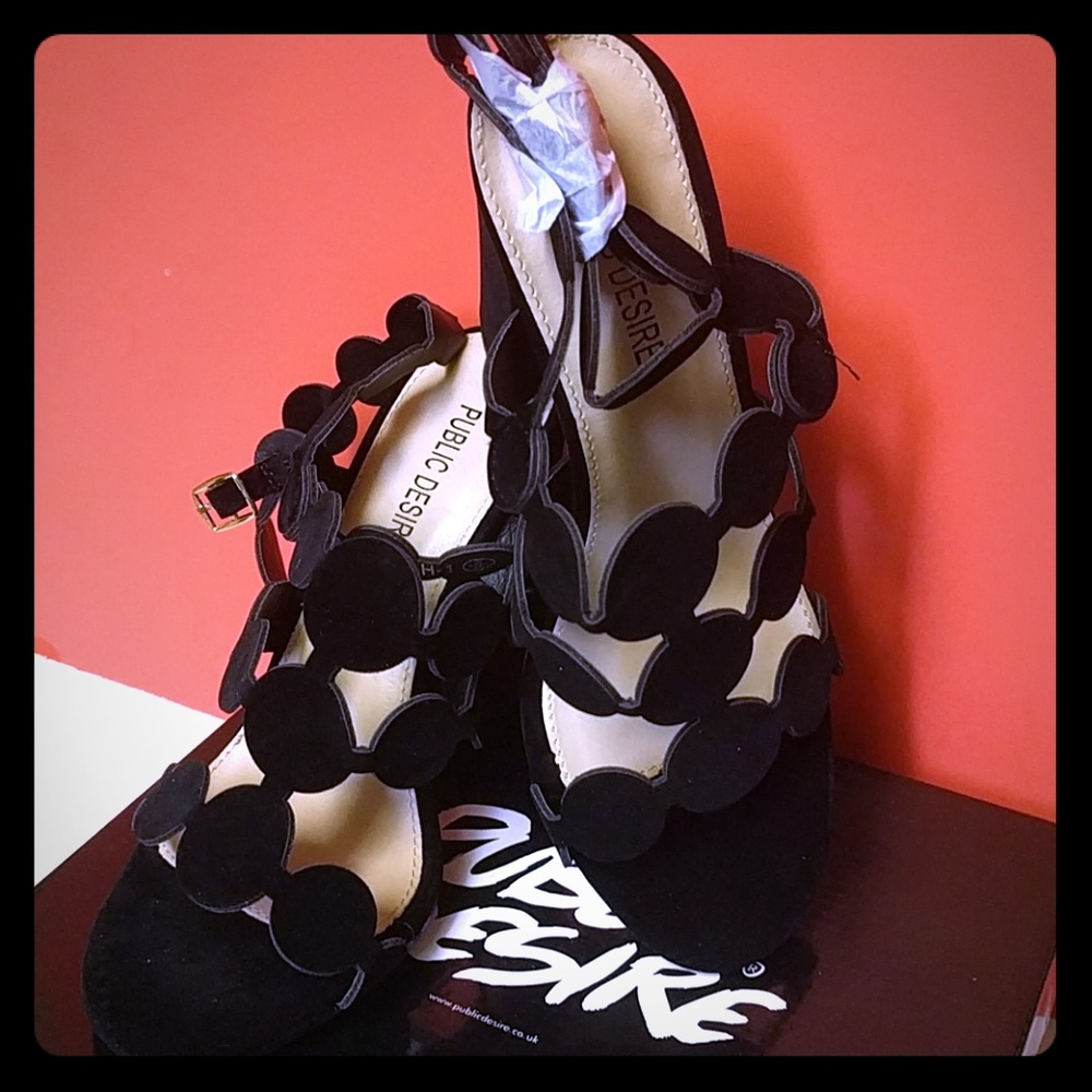 Asos (public desire ) suede heels