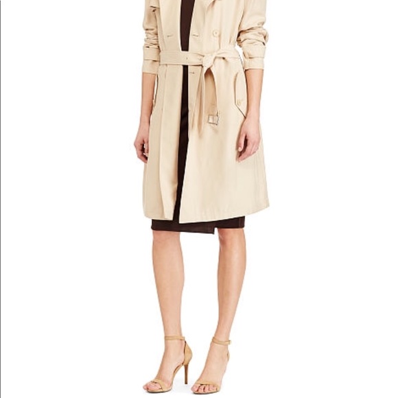 Lauren Ralph Lauren Jackets & Blazers - NWT Lauren Ralph Lauren Classic Trench Coat size M