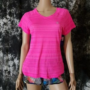 Champio Vapor Womens Run Tee sz Medium Pink