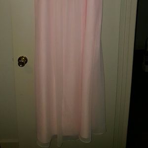 Davids bridal pink bridesmaid dress