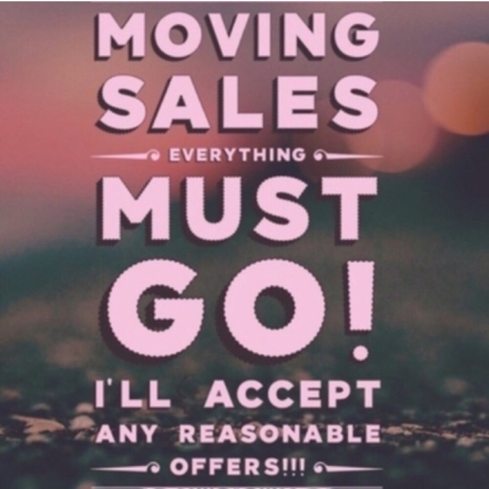 MOVING SALE