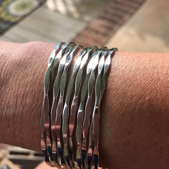 Silver Cuff Bracelet - Picture 1 of 2