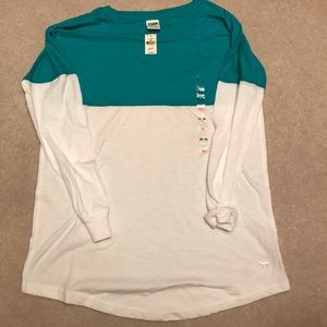 Pink long sleeve t shirt. New. Size XS.