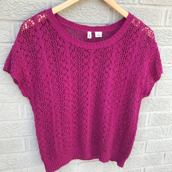 Anthropologie Tops - Anthropologie Moth Loose Knit Cropped Sweater