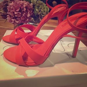 TopShop Bright Orange Stilettos!