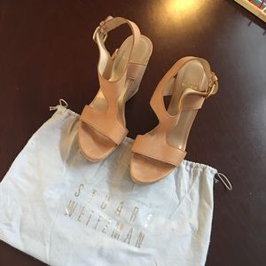 LAST CALL!!! Stuart Weitzman Tan Wedges