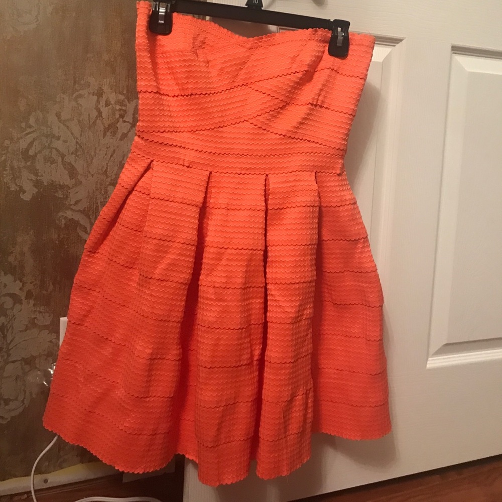 Francesca's strapless dress