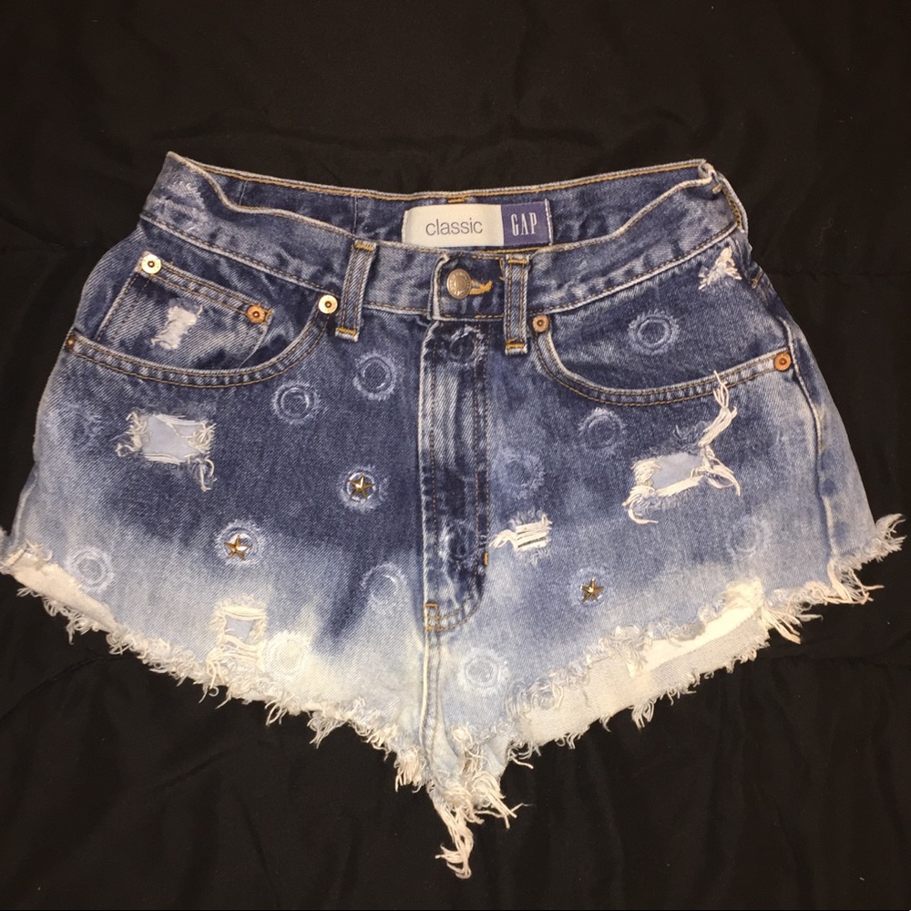 Gap Blue High waisted shorts