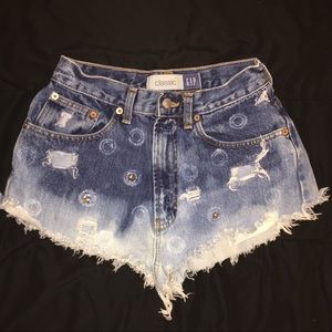 Gap Blue High waisted shorts