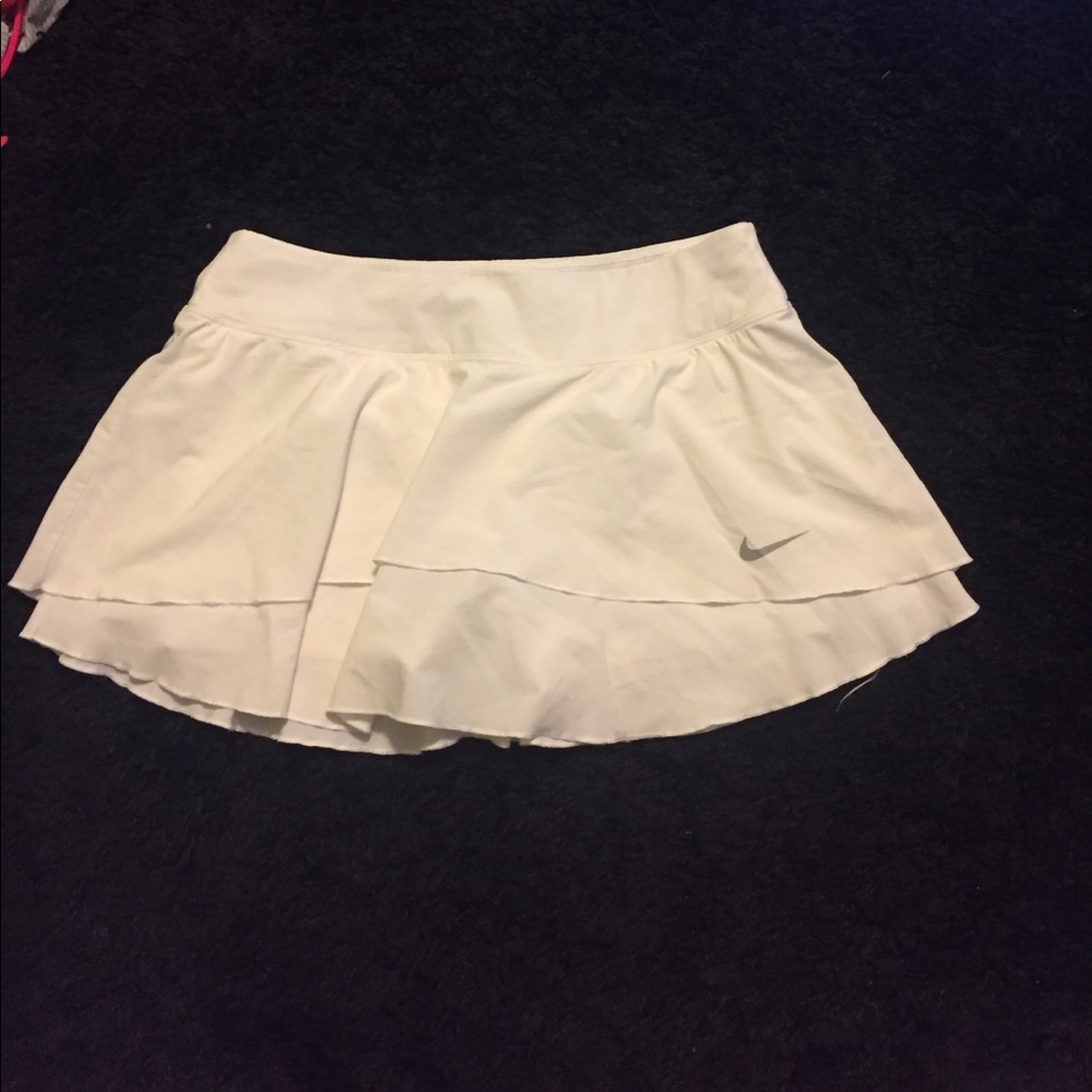 Nike white tennis skirt