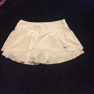 Nike white tennis skirt