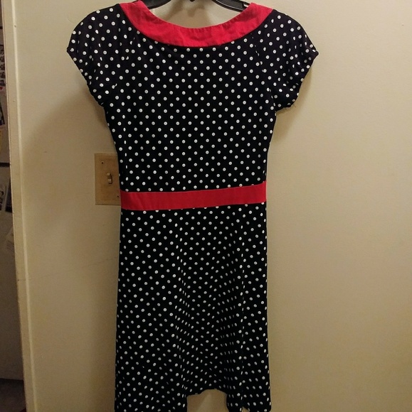 **SOLD** Sourpuss Polka Dot Dress - Picture 3 of 6