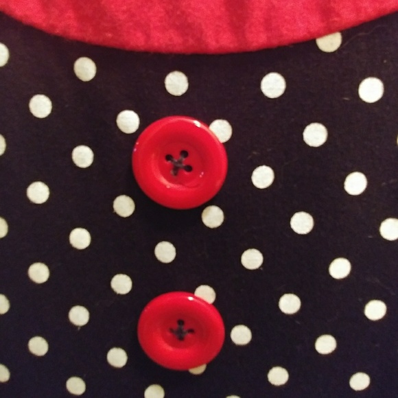 **SOLD** Sourpuss Polka Dot Dress - Picture 5 of 6