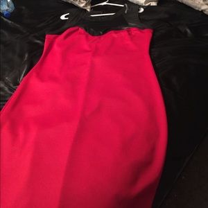 NWOT sexy red cutout body on dress