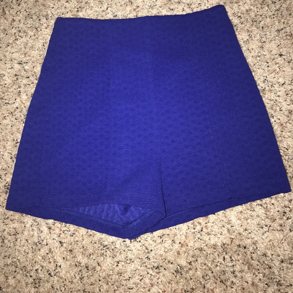 Blue shorts