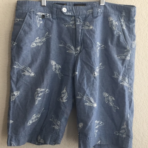 Urban Outfitters Other - Blue shark shorts urban outfitters 34 slim