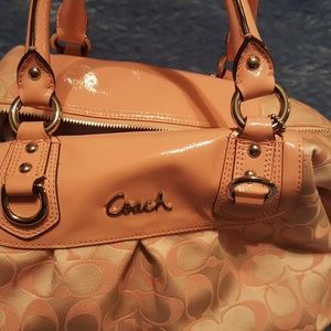 Pink Coach Handbag