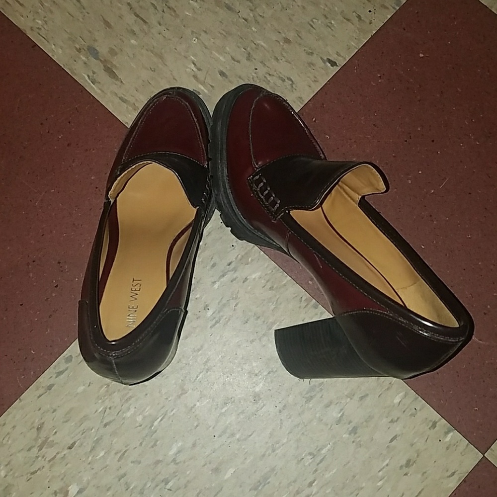 Mad4you Menswear-inspired pumps in Mahogany
