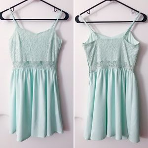 NWOT H&M Mint Lace Dress - Size 32