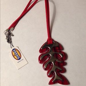 Fossil Fish Necklace