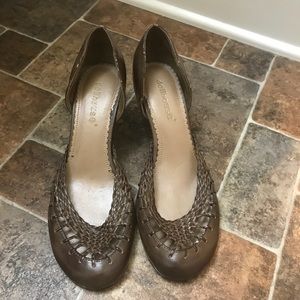 Brown doll house heels