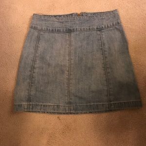 Free people denim mini