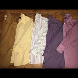 Express / van hausen dress shirts and button downs