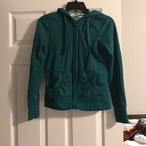 Blue Zip Up Hoodie