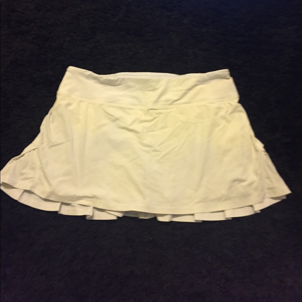 Lululemon white skirt