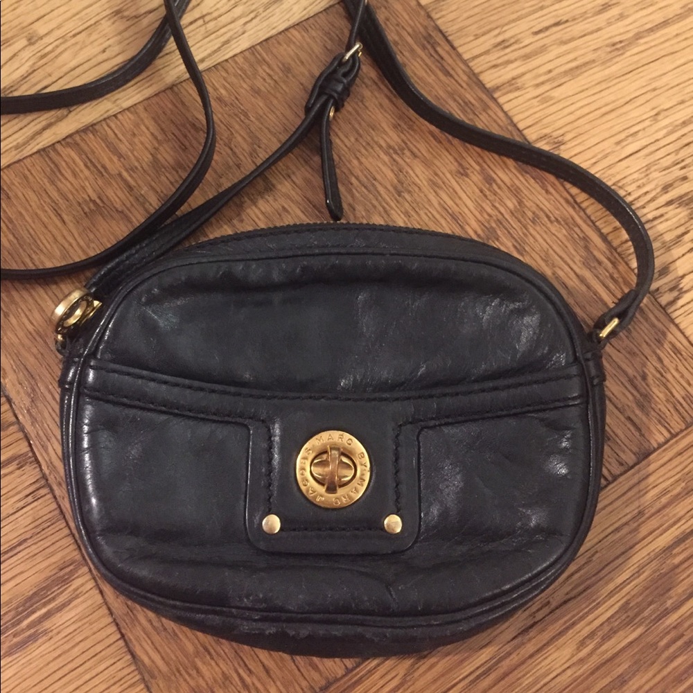 Marc by Marc Jacobs, Small Black Leather Clutch