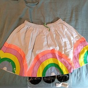 Mini Boden Rainbow Skirt girl  size11-12