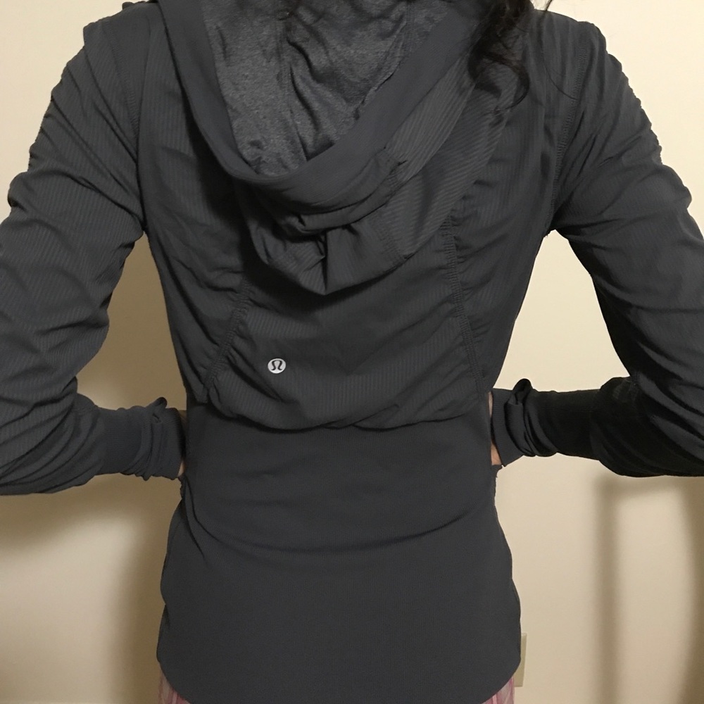 Gray reversible Lululemon jacket
