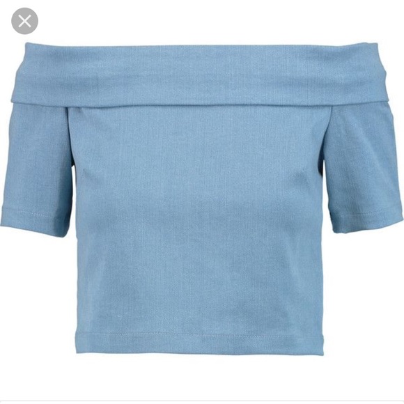 3x1 WT Off Shoulder Crop Top, NWOT - Picture 2 of 2