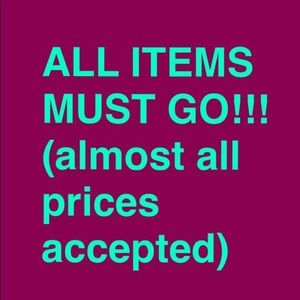 I need all my items to go!!👍