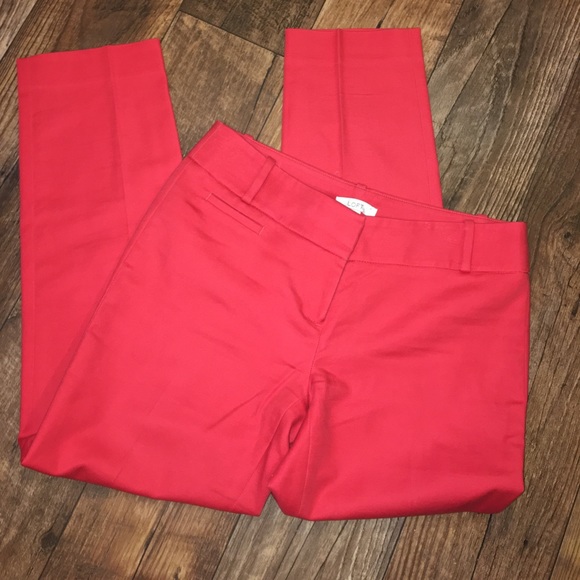 LOFT Pants - Ann Taylor Loft Marisa Trousers Size 0 Coral