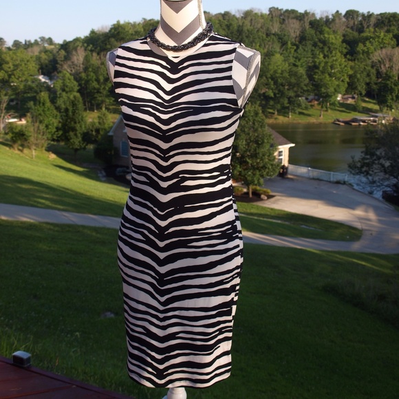 Jennifer Lopez Zebra dress - Picture 1 of 2