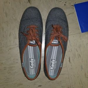Wool Grey Champion Keds