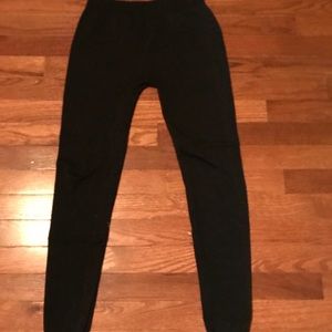Xhileration Black Fleece Leggings