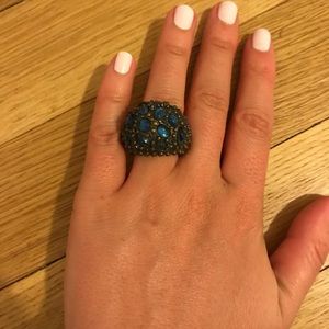 Sapphire statement ring
