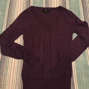 Soft Purple Vneck Sweater