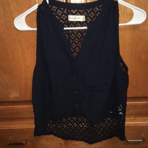 A&F Button up Tank! NWOT