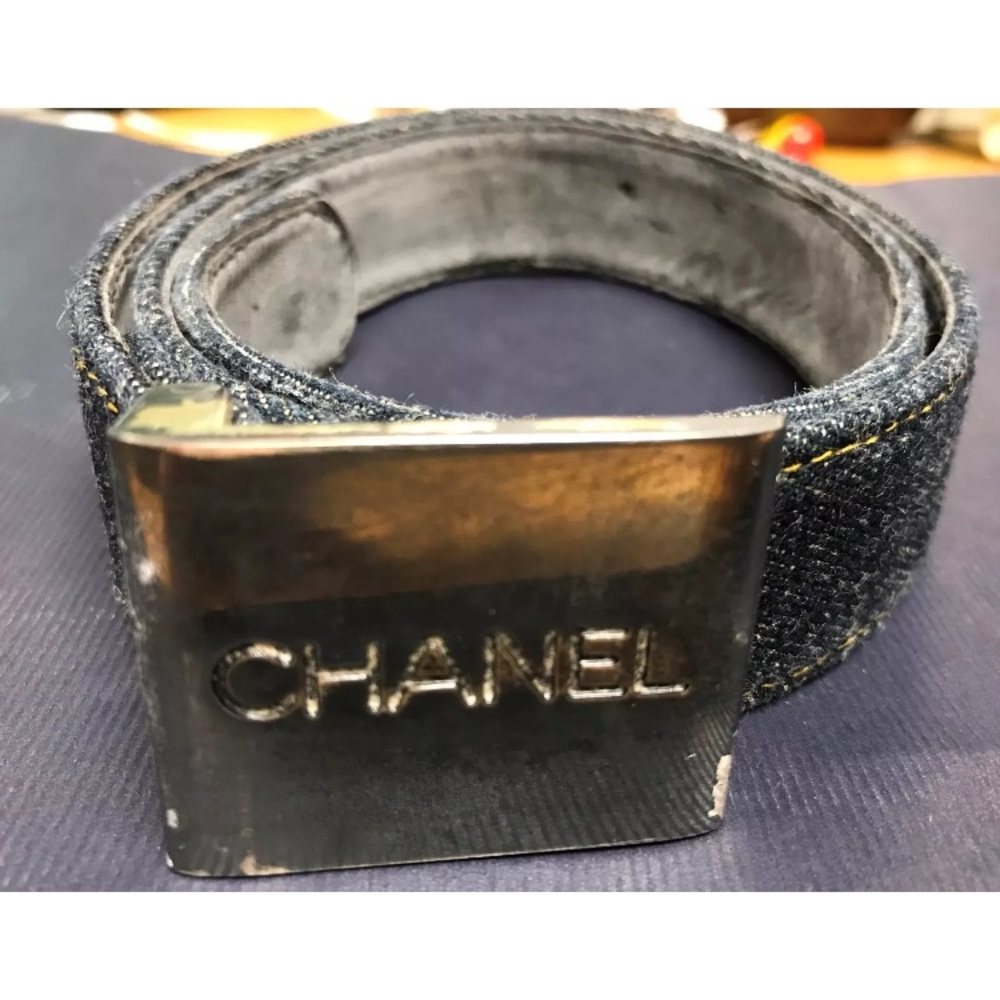 Chanel denim belt