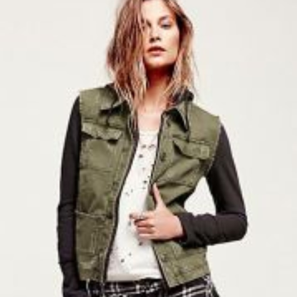 Free People Army Jacket