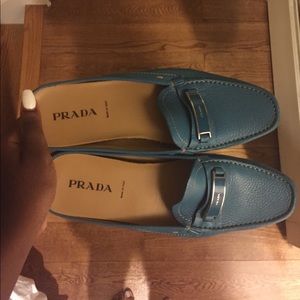 Blue Prada Shoes