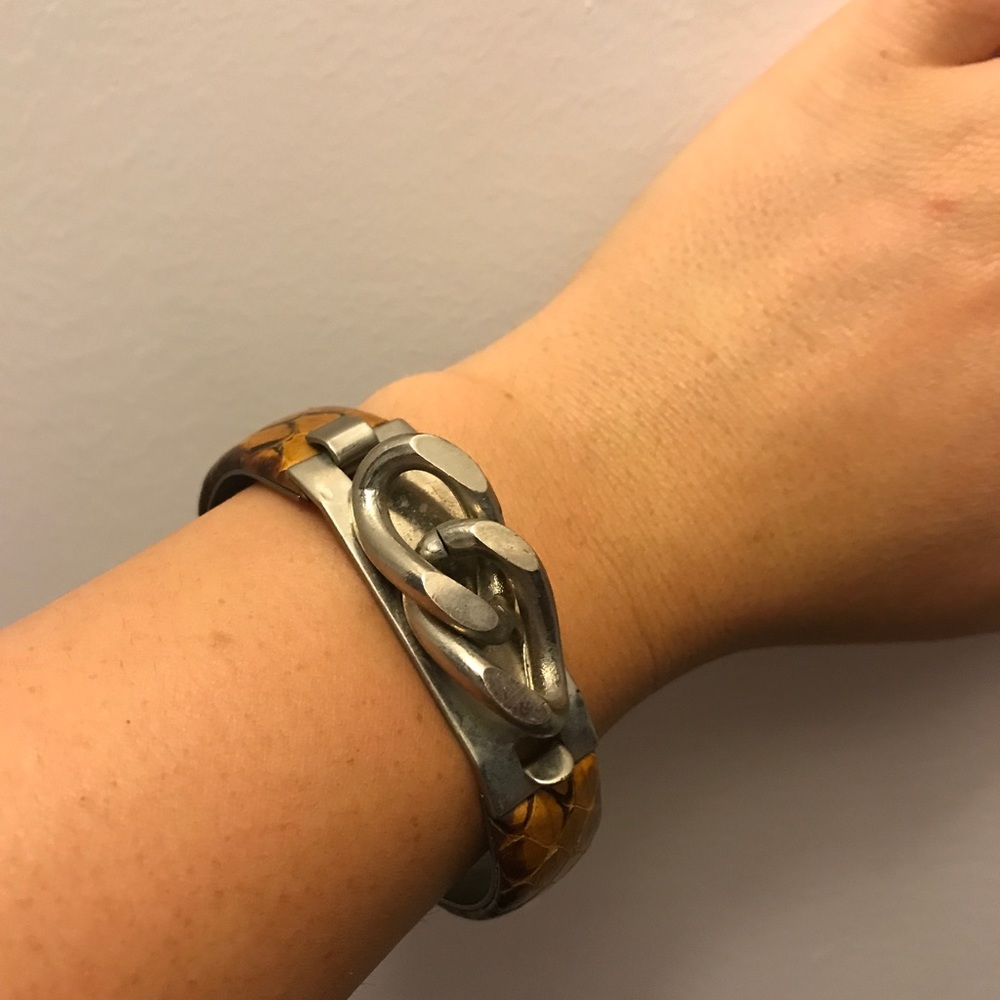 Vita Fede  snakeskin bracelet from Florence