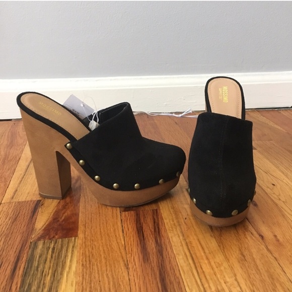 Mossimo Supply Co. Shoes - Dekota black faux suede clogs