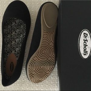 Dr Scholls black flats size 9
