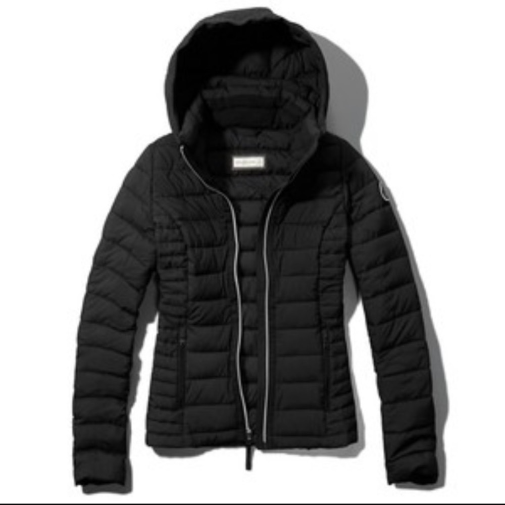 Hollister puffer coat women's
